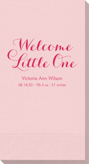 Welcome Little One Guest Towels